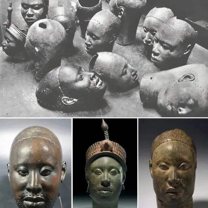 In 1938, An Astonishing Discovery Was Made In Ife, Nigeria, When 17 Brass And Copper Heads, Along With The Upper Half Of A Brass Figure, Were Unearthed During House Construction