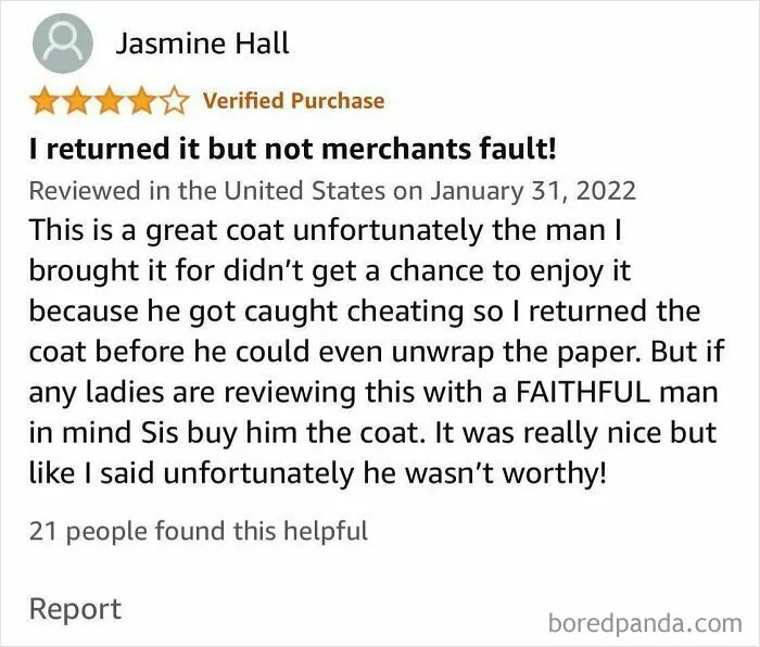 Cheater Didn’t Get His Coat!