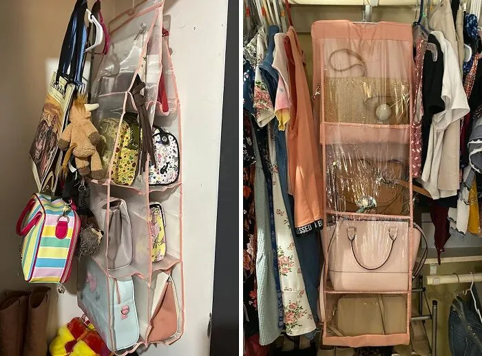  We Aren't Judging Your Handbag Collection, Just The Way You Store It. This Season, Try Organizing All Your Bag Babies With This <a Style="Display:inline;" Href="Https://Www.amazon.com/Aarainbow-Organizer-Organizor-B-Light-Gray/Dp/B085w1lbdl?ie=utf8&th=1&linkcode=ll1&tag=bpeagle-20&linkid=792efc7a50d3840ecad31ba7f097fa1f&language=en_us&ref_=as_li_ss_tl" Target="_blank"><span Style="Font:inherit;color:#d74b1f;"> Handbag Storage</Span> Instead