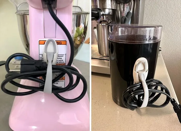 Tame The Cord Chaos With These <a Style="Display:inline;" Href="Https://Www.amazon.com/Command-Organizer-Electrical-Christmas-Decorations/Dp/B0797lmjf5?ie=utf8&linkcode=ll1&tag=bpfox-20&linkid=bd1ff325517e726153fd92b6240f7a66&language=en_us&ref_=as_li_ss_tl" Target="_blank"><span Style="Font: Inherit; Color: #d74b1f;"> Command Cord Bundlers </Span> And Give Your Countertops A Seriously Sleek Upgrade