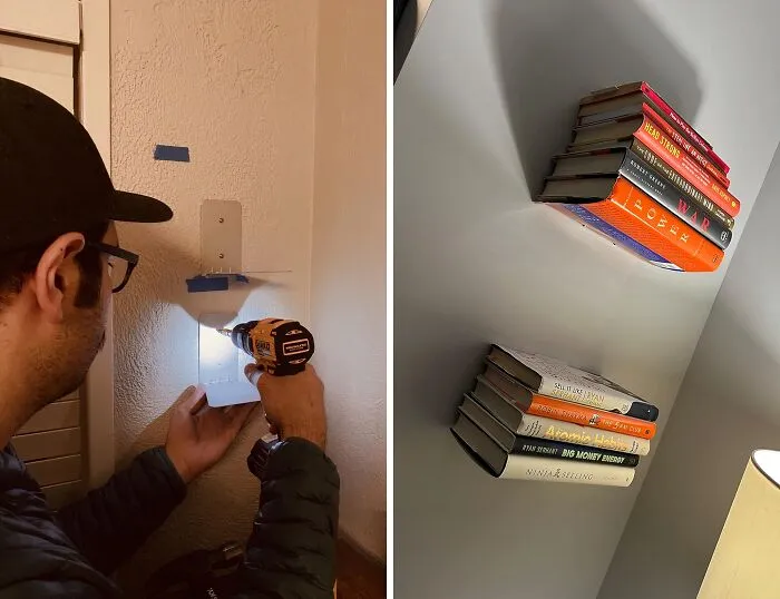 Add A Touch Of Magic To Your Walls With The Sleek, Space-Saving <a Style="Display:inline;" Href="Https://Www.amazon.com/Umbra-330639-560-Conceal-Floating-Bookshelf/Dp/B010xgblqc?ie=utf8&th=1&linkcode=ll1&tag=bpelephant-20&linkid=d61ac8645182b86c9f2fa218ff623a55&language=en_us&ref_=as_li_ss_tl" Target="_blank"><span Style="Font: Inherit; Color: #d74b1f;"> Floating Bookshelf</Span>, Suspending Your Favorite Books And Decorative Treasures In Mid-Air With Effortless Elegance