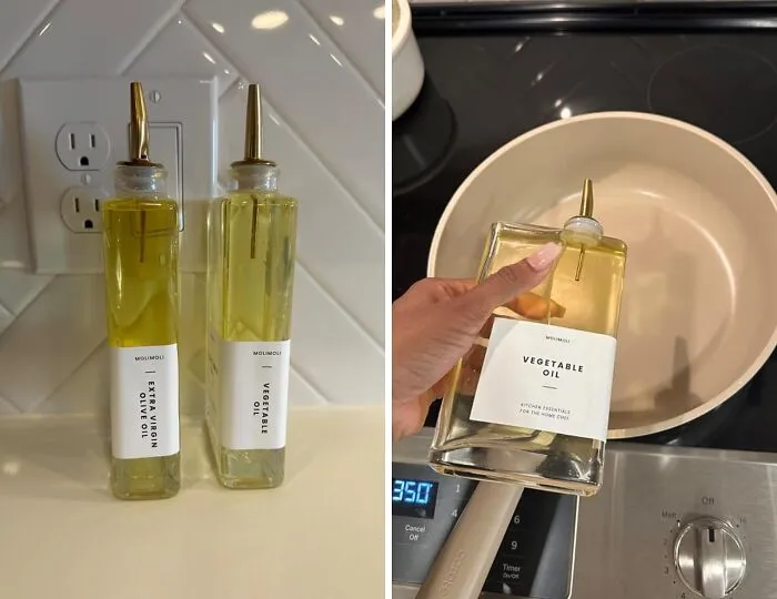 Olive Oil Enthusiasts, Rejoice! This <a Style="Display:inline;" Href="Https://Www.amazon.com/Molimoli-Oil-Dispenser-Bottle-Automatic/Dp/B0bcnx6wsm?ie=utf8&th=1&linkcode=ll1&tag=bpfox-20&linkid=9949b9304a84e8e2419da673ef591e0f&language=en_us&ref_=as_li_ss_tl" Target="_blank"><span Style="Font: Inherit; Color: #d74b1f;"> Sleek Olive Oil Dispenser Set</Span> Is The Stylish Solution To Your Saucy Prayers