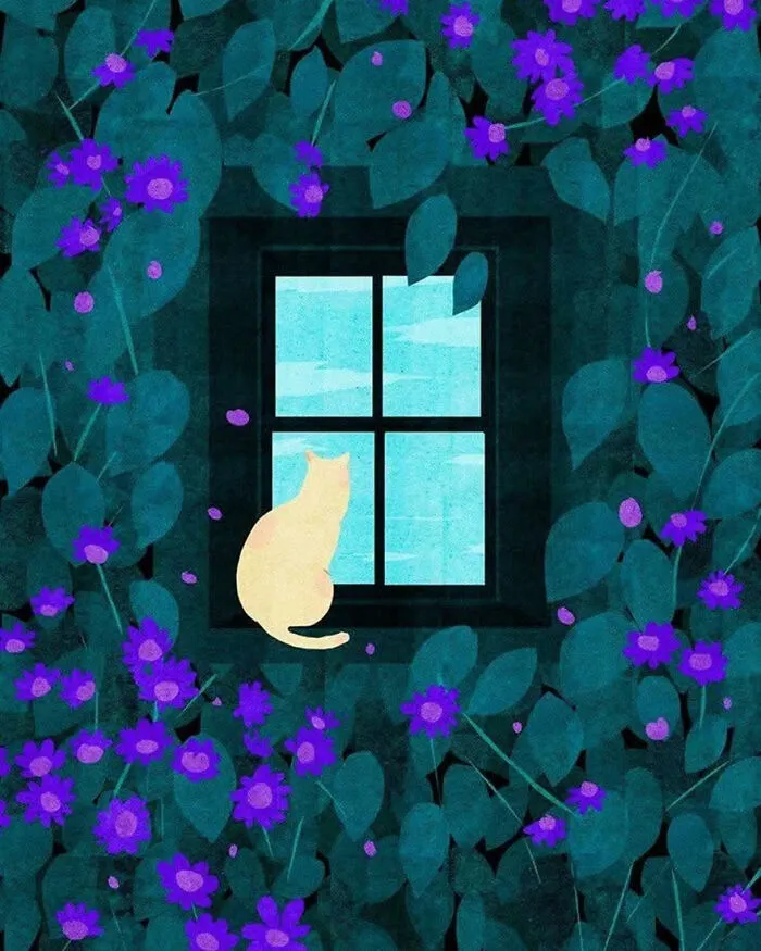 50 Dreamy, Flower-Infused Illustrations That Might Soothe Your Soul, Created By Xuan Loc Xuan