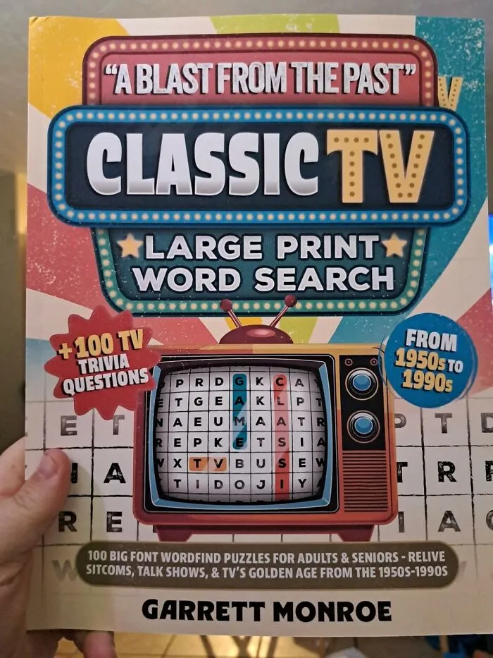 Binge-Watching Requires A Brain Break So Thanks To A <a Style="Display:inline;" Href="Https://Www.amazon.com/Blast-Classic-Large-Print-Search/Dp/B0dy7tztcw?ie=utf8&linkcode=ll1&tag=bprooster-20&linkid=3dc08b6f42b44e7c95c35d44519881dc&language=en_us&ref_=as_li_ss_tl" Target="_blank"><span Style="Font: Inherit; Color: #d74b1f"> Classic TV Word Search Book </Span> You Can Unplug And Unwind With Your Favorite 90s Shows, One Word At A Time—as If You Weren't Already Obsessed Enough