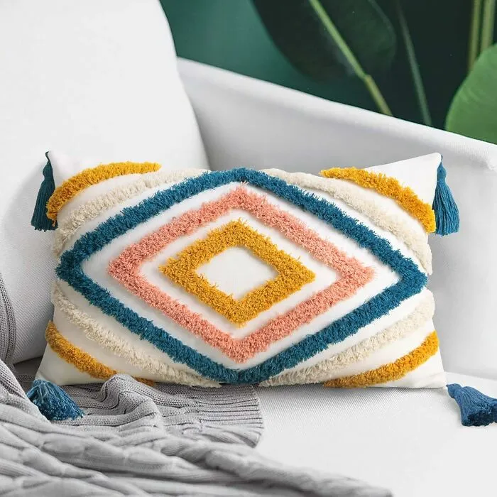 Plush, Playful, And Perfectly Instagrammable, The <a Style="Display:inline;" Href="Https://Www.amazon.com/Jasen-Colorful-Diamond-Pattern-Decorative/Dp/B09xzqsnm7?content-ID=amzn1.sym.1ac62dee-1169-4bf4-91b9-84fe33c930b1%3aamzn1.sym.1ac62dee-1169-4bf4-91b9-84fe33c930b1&crid=342tvu702geta&cv_ct_cx=tufted%2bthrow%2bpillow%2bcovers&keywords=tufted%2bthrow%2bpillow%2bcovers&pd_rd_i=b09xzqsnm7&pd_rd_r=a6eda4de-13b5-451b-B1d8-785d656dfb09&pd_rd_w=tdezg&pd_rd_wg=7g8wr&pf_rd_p=1ac62dee-1169-4bf4-91b9-84fe33c930b1&pf_rd_r=ntzwc3g1y3x0k2awz92m&qid=1742894814&sbo=9zomt9jm0jh%2ft%2bwi68idsa%3d%3d&sprefix=tufted%2bthr%2caps%2c301&sr=1-4-6024b2a3-78e4-4fed-8fed-E1613be3bcce-Spons&sp_csd=d2lkz2v0tmftzt1zcf9zzwfyy2hfdghlbwf0awm&th=1&linkcode=ll1&tag=bppelican-20&linkid=ccf1db65a834bd0cd937a53222a9c204&language=en_us&ref_=as_li_ss_tl" Target="_blank"> <span Style="Font: Inherit; Color: #d74b1f;"> Colorful Tufted Throw Pillows </Span> Are The Ultimate Decorative Pick-Me-Up For Any Room