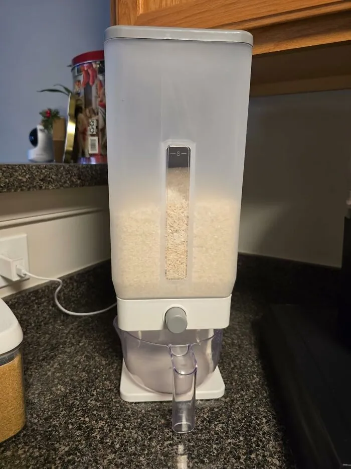 Conquer Those Costco-Sized Bags Of Rice With This <a Style="Display:inline;" Href="Https://Www.amazon.com/Lifewit-Dispenser-Containers-Measuring-Household/Dp/B0bv5yqwhr?ie=utf8&th=1&linkcode=ll1&tag=bpaxolotl-20&linkid=24da500b9be1d654001a56ad33f8d716&language=en_us&ref_=as_li_ss_tl" Target="_blank"><span Style="Font: Inherit; Color: #d74b1f;"> 25lbs Rice Dispenser </Span> And Say Goodbye To Awkward Pouring And Hello To Perfectly Portioned Grains