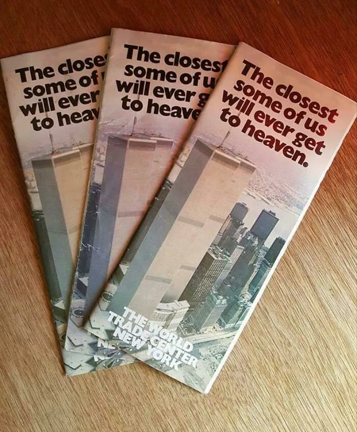 Actual World Trade Center Visitor Brochures From 1985
