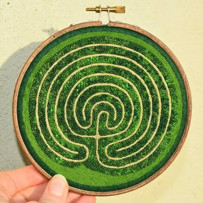 This Artist Embroiders Unbelievably Detailed Aerial Views Of Landscapes (47 Pics)