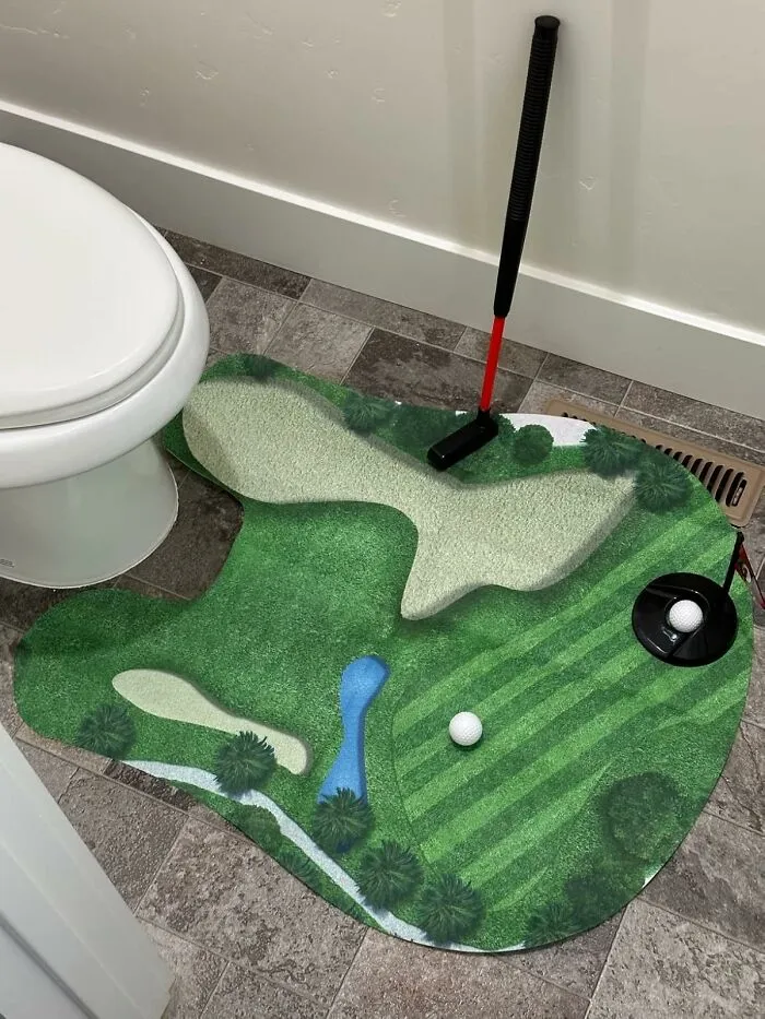 Your Bathroom Just Became The 19th Hole Thanks To This <a Style="Display:inline;" Href="Https://Www.amazon.com/Goodlysports-Game-Practice-Bathroom-Time-Funny-Christmas/Dp/B0bbchqjsn?ie=utf8&linkcode=ll1&tag=bpbee-20&linkid=ea0b356a0626d04a5ac7c938c131ae97&language=en_us&ref_=as_li_ss_tl" Target="_blank"><span Style="Font: Inherit; Color: #d74b1f;"> Toilet Golf Game</Span>