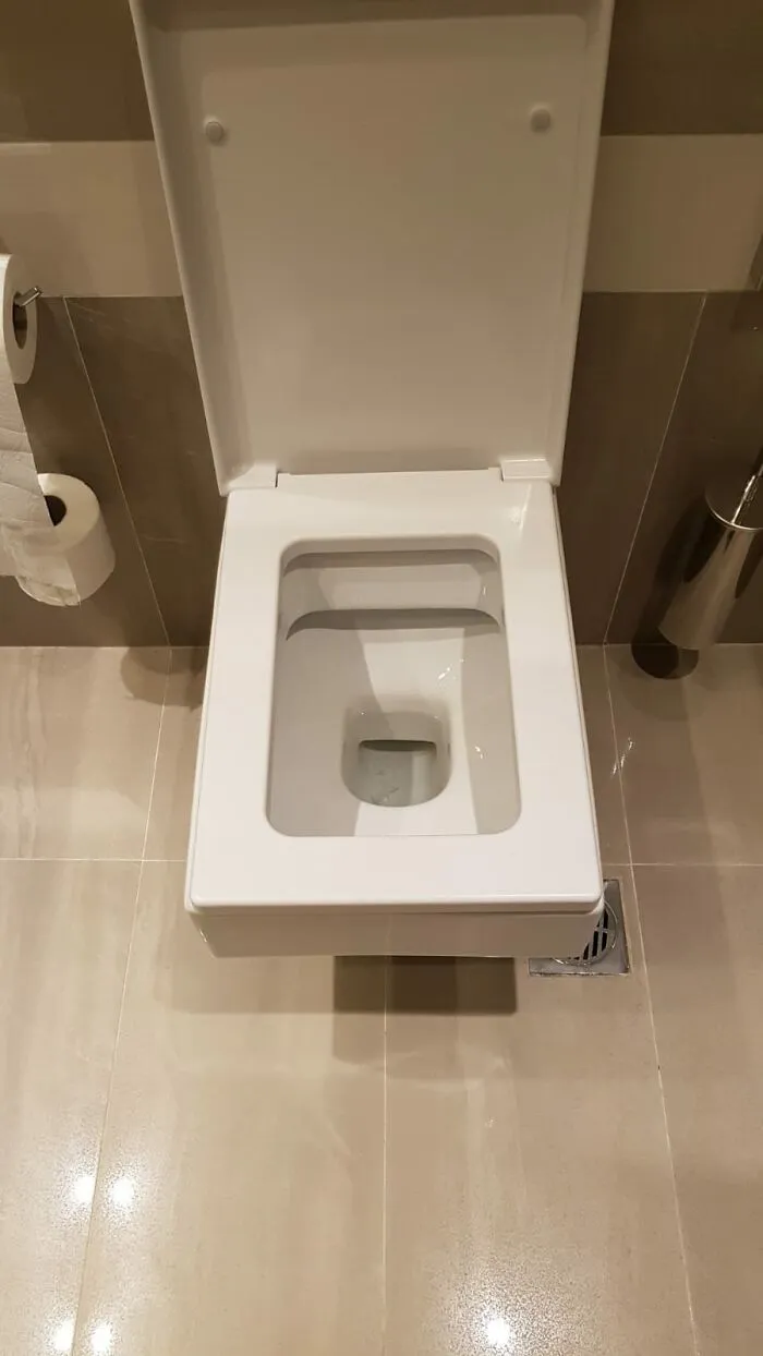 Retretes cuadrados