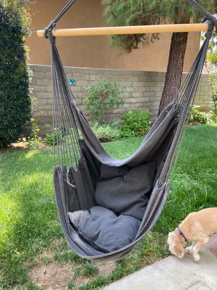 Hang Loose In Style: The <a Style="Display:inline;" Href="Https://Www.amazon.com/Y-Stop-Cushions-Included-Durability/Dp/B08f5cb1yd?ie=utf8&th=1&linkcode=ll1&tag=bpparrot-20&linkid=83b1a740ca5f28e8040402b3f1ee0a29&language=en_us&ref_=as_li_ss_tl" Target="_blank"> <span Style="Font: Inherit; Color: #d74b1f;"> Hammock Chair </Span> Is The Ultimate Relaxation Station For Your Backyard Oasis, Where You Can Swing, Sway, And Soak Up The Spring Vibes