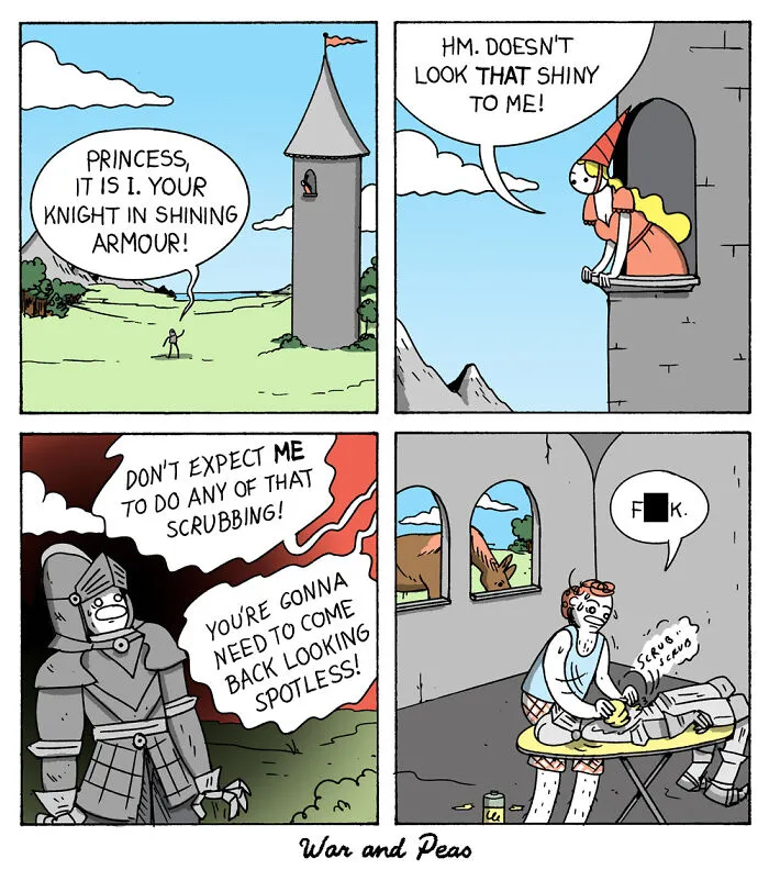 These War And Peas Comics Are Both Hilarious And Unhinged (19 New Pics)