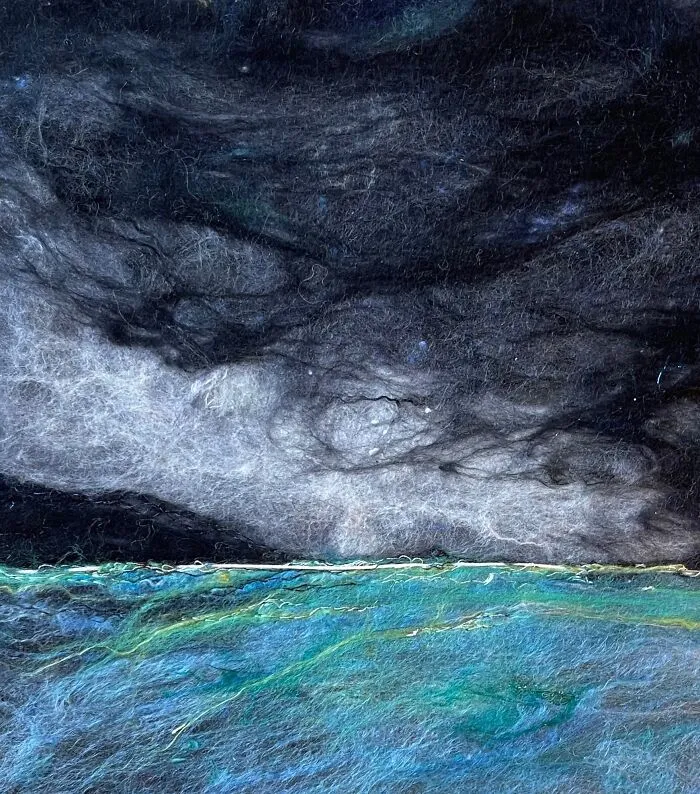 42 Incredible Artworks Of Various Scenery Felted By This Artist