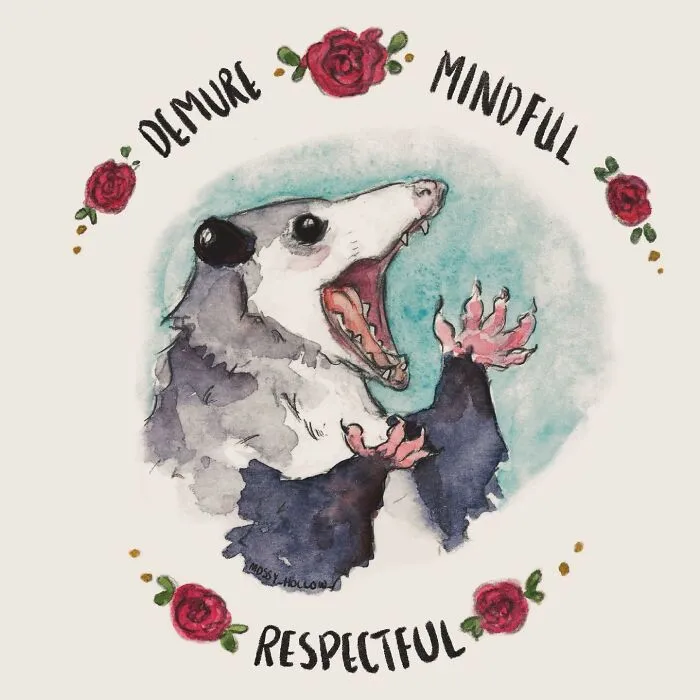 27 Hilarious Watercolor Paintings Of Sassy Animals With Pop Culture References, By This Artist