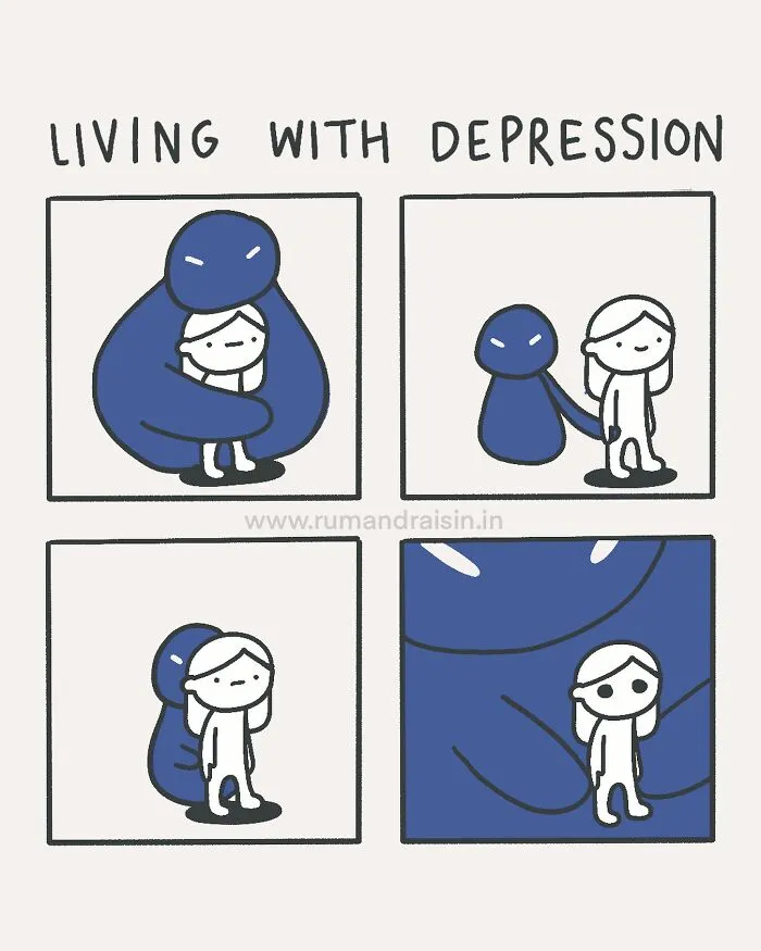 Mental Health In A Nutshell: Artist’s 33 Funny And Honest Illustrations That Might Feel Too Real