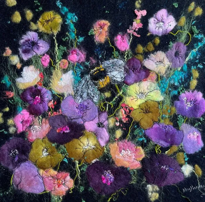 42 Incredible Artworks Of Various Scenery Felted By This Artist