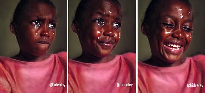 What If Bragolin’s Crying Children Smiled? I Used AI to Find Out (16 Pics)