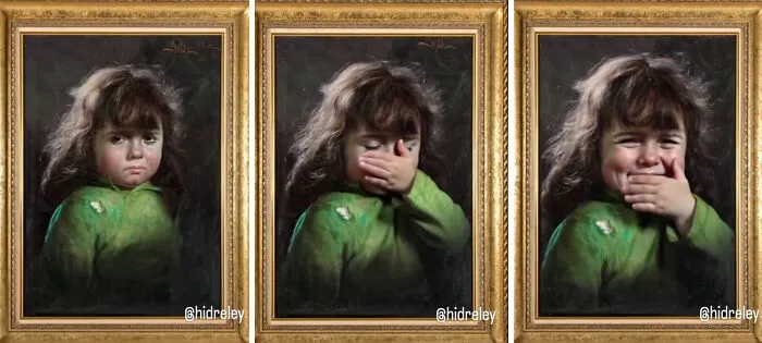 What If Bragolin’s Crying Children Smiled? I Used AI to Find Out (16 Pics)