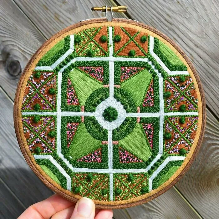 This Artist Embroiders Unbelievably Detailed Aerial Views Of Landscapes (47 Pics)