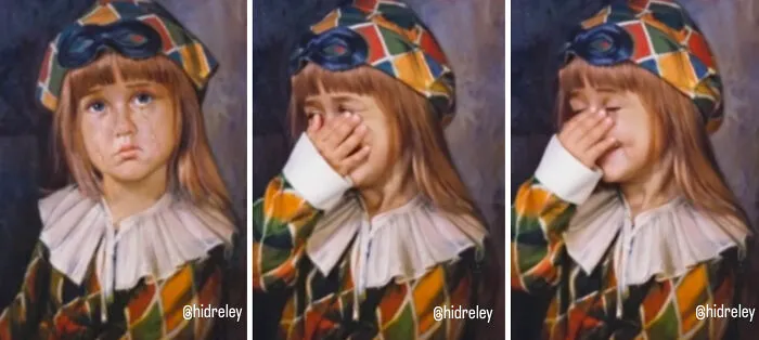 What If Bragolin’s Crying Children Smiled? I Used AI to Find Out (16 Pics)