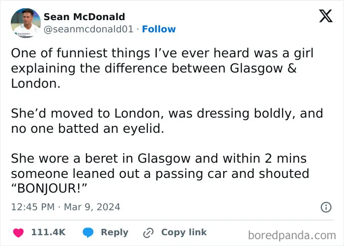 The Difference Between London And Glasgow