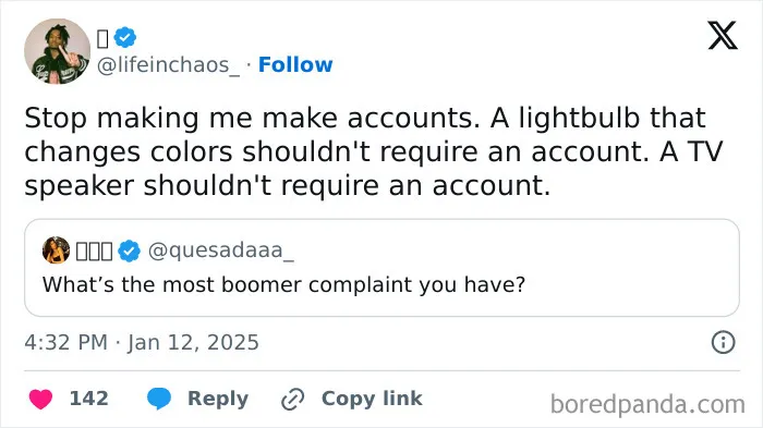 No More Accounts 😂
