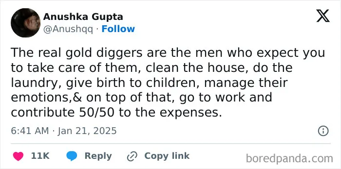 Men Are The True Gold Diggers