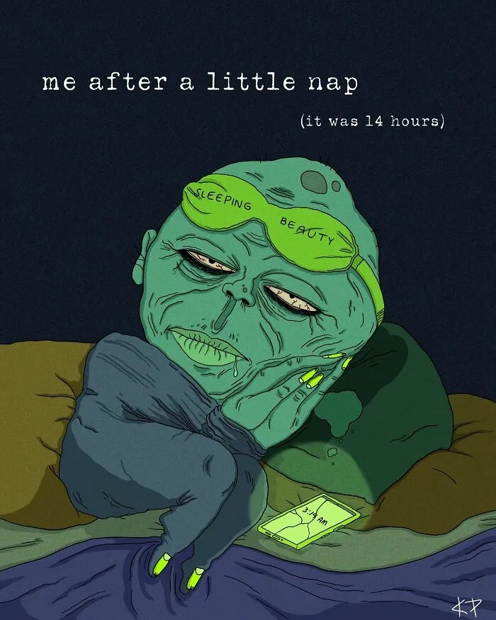 Team Of Creatives Blend Dark Humor With Emotional Honesty That Results In Hilarious Illustrations (40 Pics)