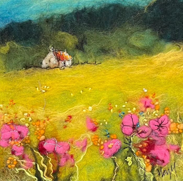 42 Incredible Artworks Of Various Scenery Felted By This Artist