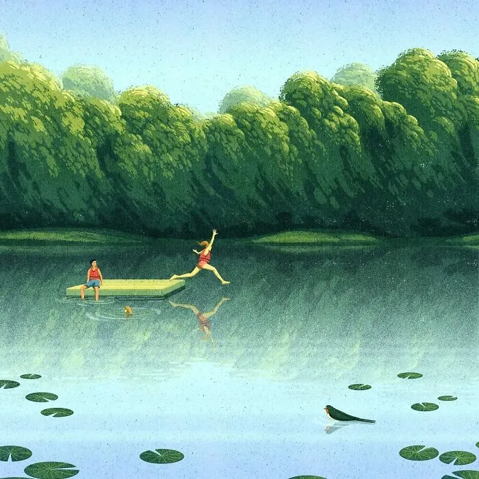 68 Mesmerizingly Mysterious Illustrations By Myriam Wares