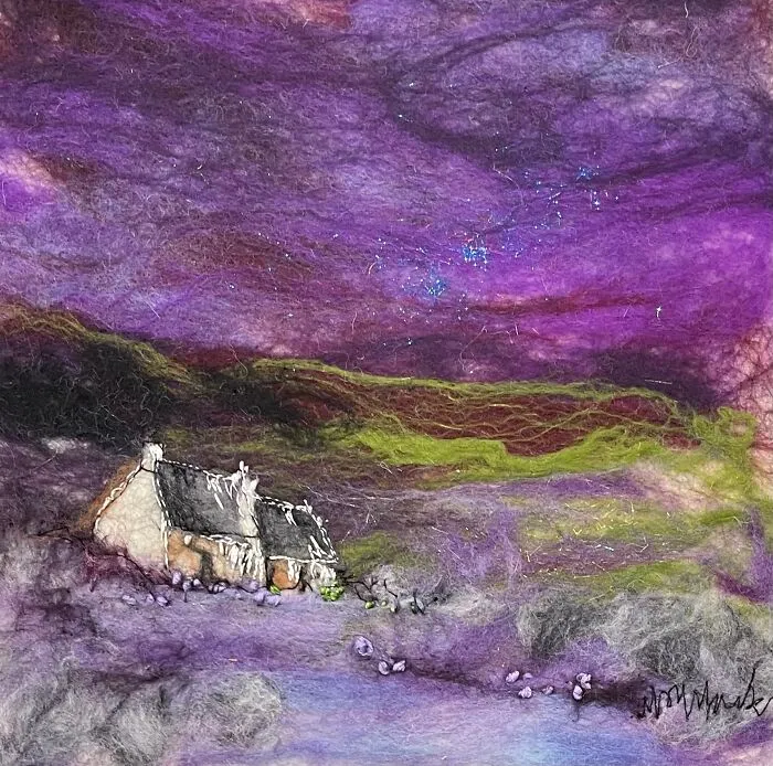 42 Incredible Artworks Of Various Scenery Felted By This Artist