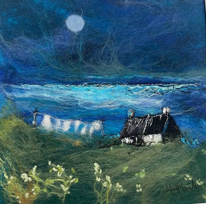 42 Incredible Artworks Of Various Scenery Felted By This Artist