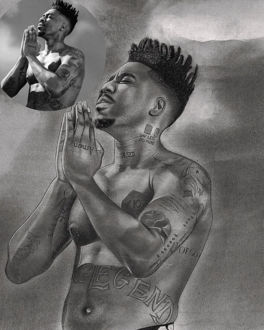 Pencil Drawing Of Dax