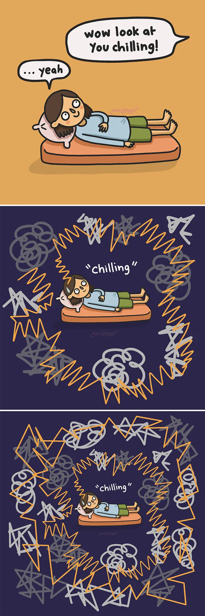 Mental Health In A Nutshell: Artist’s 33 Funny And Honest Illustrations That Might Feel Too Real
