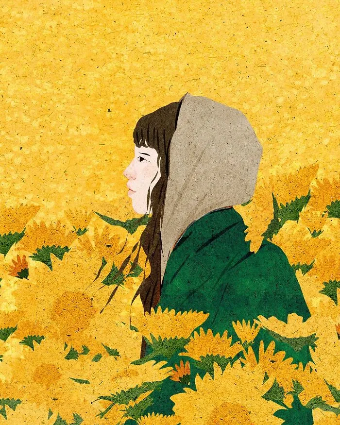 50 Dreamy, Flower-Infused Illustrations That Might Soothe Your Soul, Created By Xuan Loc Xuan