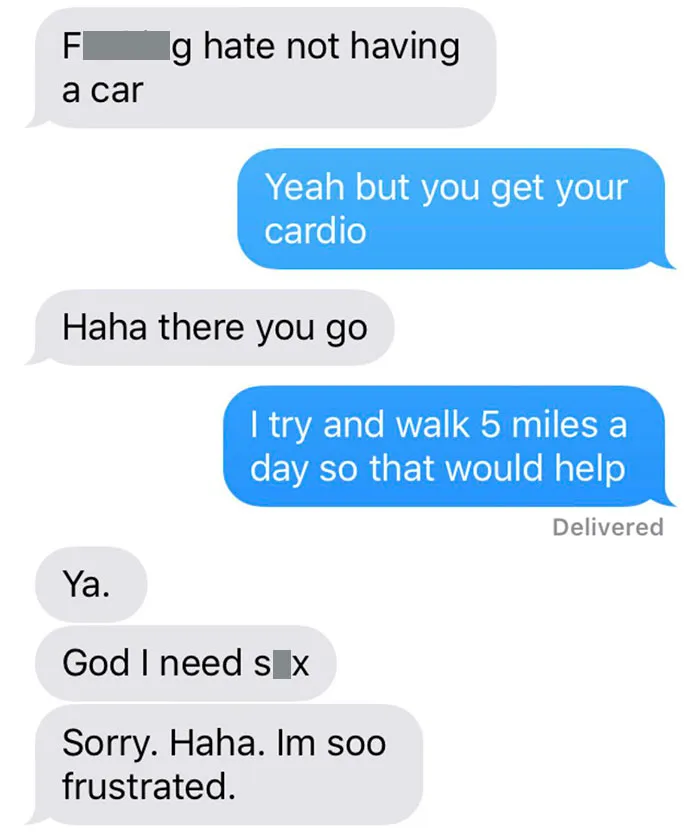 Coworker Talking To Me About Temporarily Not Having A Car, I Tried Being Optimistic And He Drastically Changed The Subject
