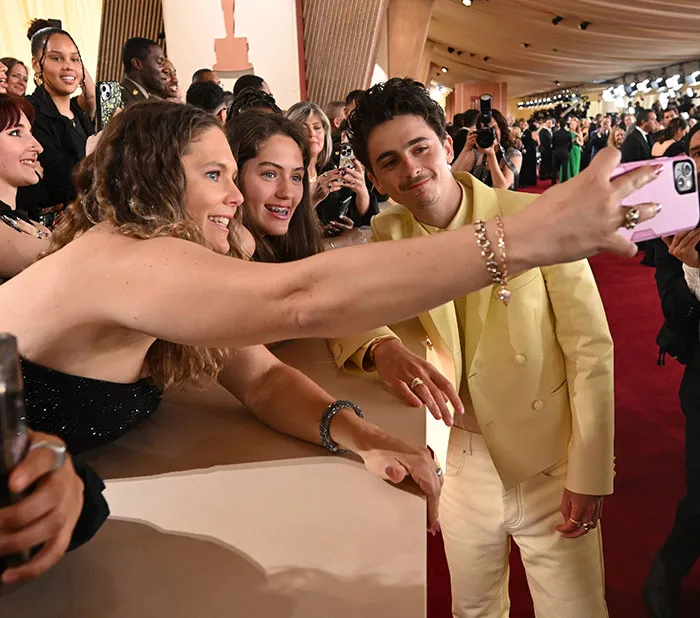 Timothée Chalamet Spent Time With Fans