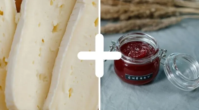 Brie Cheese + Jam