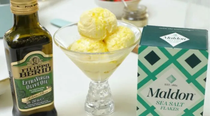 Ice Cream + Olive Oil + Salt