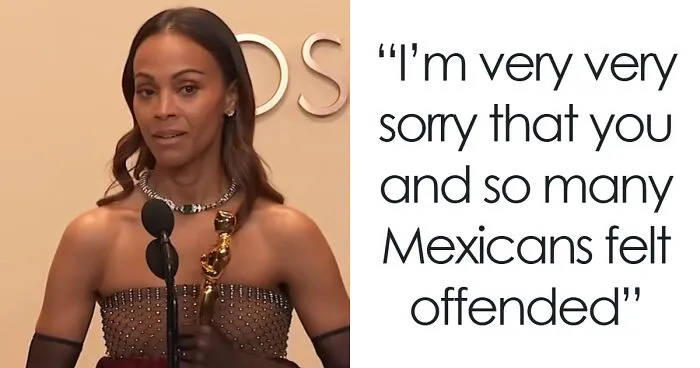 Zoe Saldaña Accused Of Being "Tone-Deaf" After "Disgusting" Apology Following Oscars Win