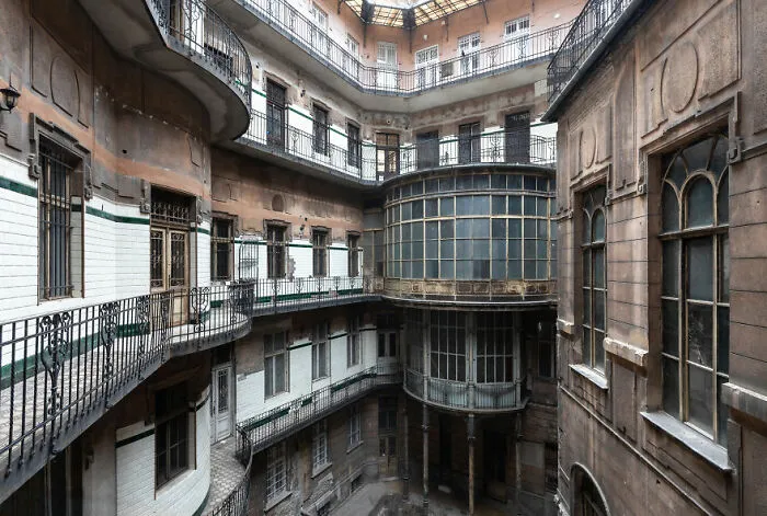 The Inner Courtyard Of An Abandoned Palace, Hungary By Anthony & Florent Galasso