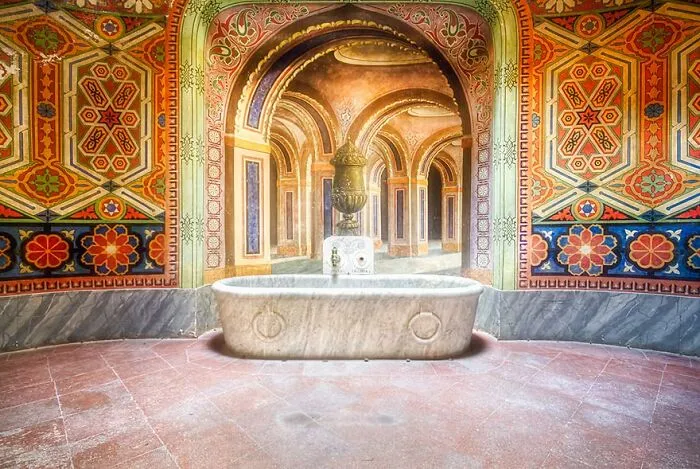 Frescoes In Abandoned Place By Roman