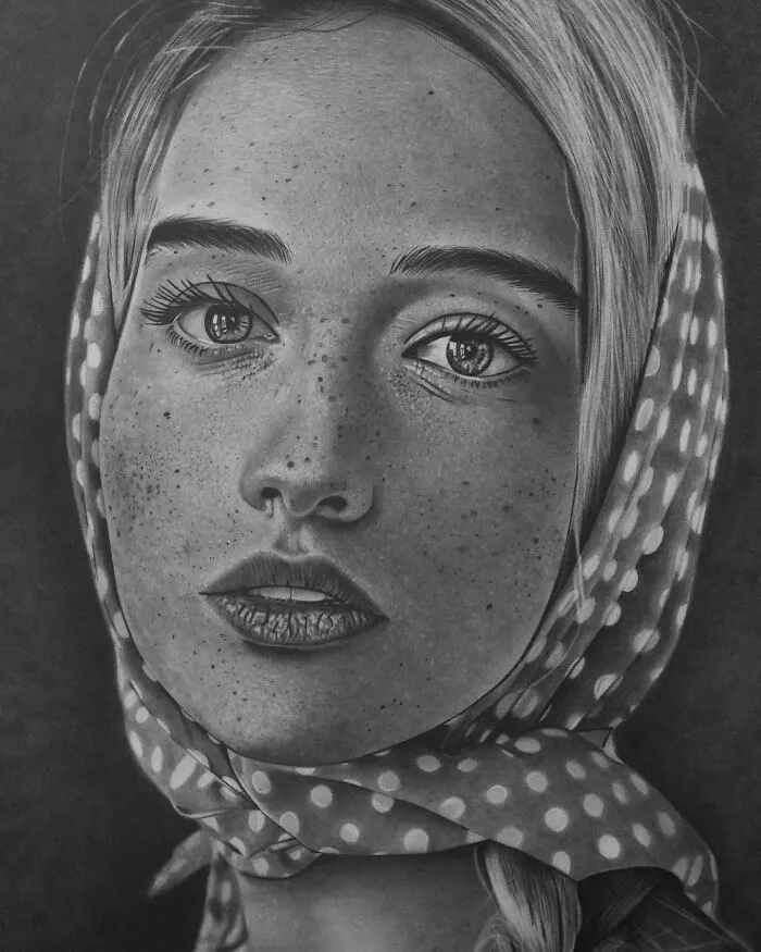 Woman In Scarf, 2023