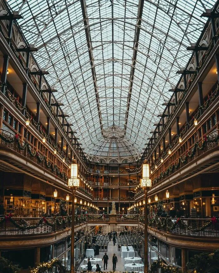 The Arcade In Cleveland, Ohio.  Completed In 1890 And Still In Use Today