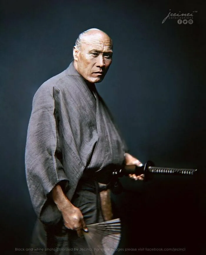 "The Old Samurai", Yokohama, Japan, 1865