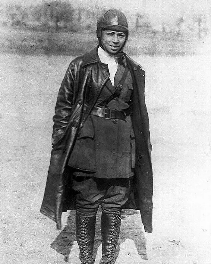 Bessie Coleman, The First Black Aviatrix, Was Denied Access To Flight School In The Us, So She Moved To France, Learned French And Got Her Flight Certificate There, 1922