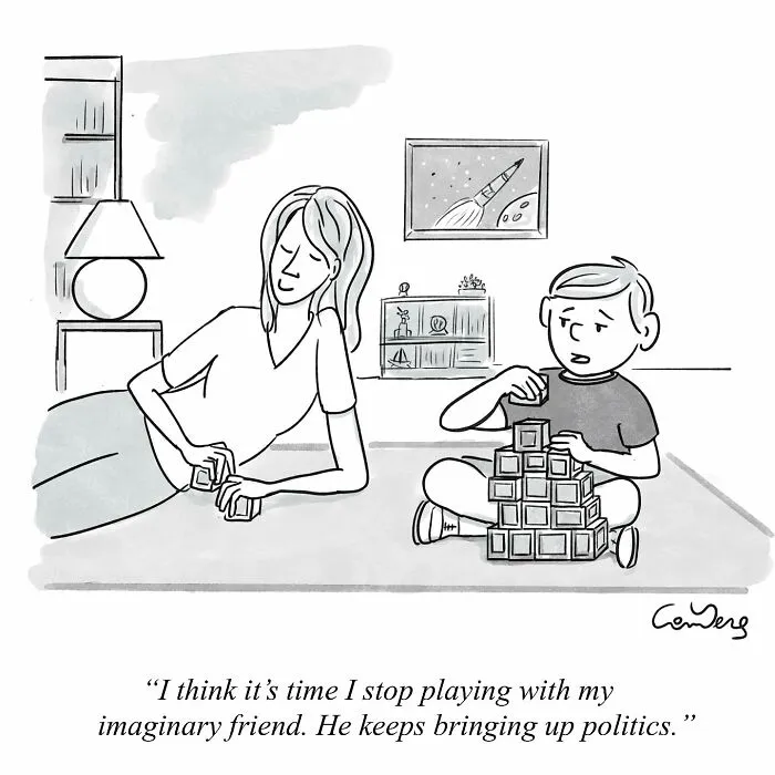 If You Love Smart and Playful Humor, You Might Like These 30 Comics By David Gomberg