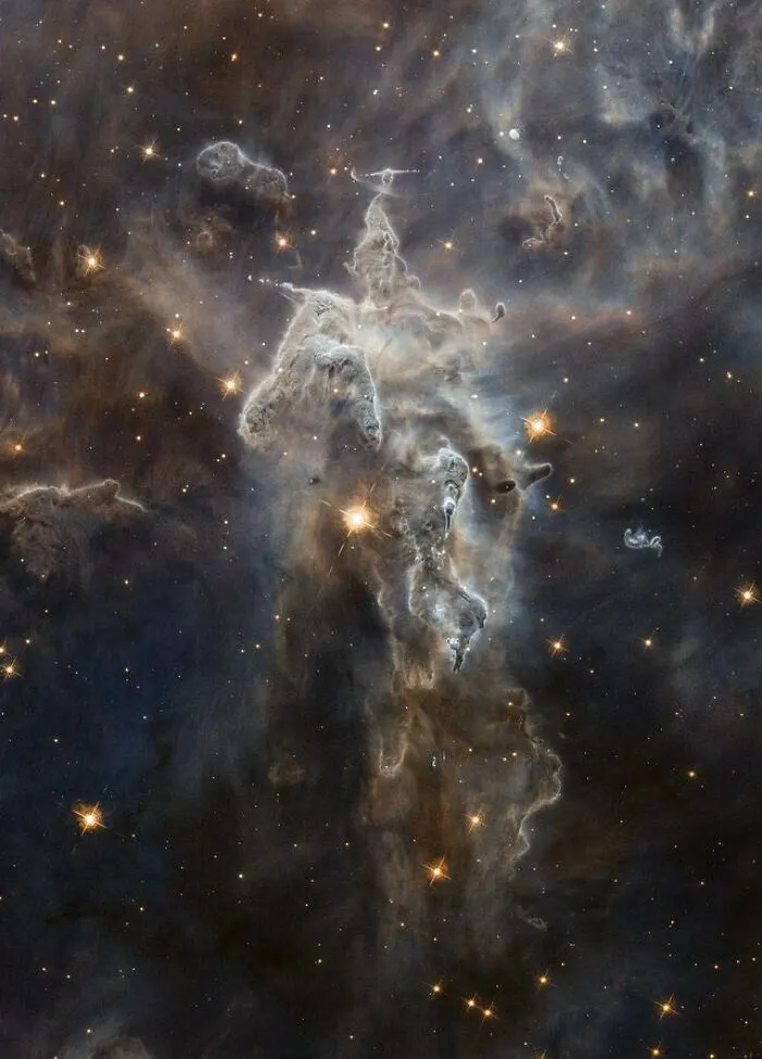 ‘Mystic Mountain’ Captured By Hubble In The Carina Nebula