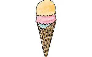 Hey Pandas, Please Try To Draw An Ice Cream Cone