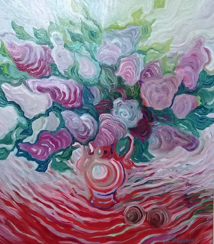 I Paint Flowers To Wake Up Trees And Plants After Winter (10 Pics)
